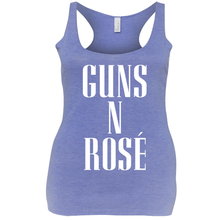 Guns and Rose Women's Tri-blend Funny Tank Top