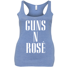 Guns and Rose Women's Tri-blend Funny Tank Top