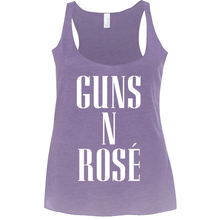 Guns and Rose Women's Tri-blend Funny Tank Top