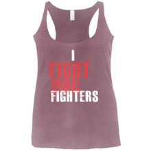 I Fight Dog Fighters Anti Fighting Pro Rescue Save K9 Women's Tri-blend Tank Top