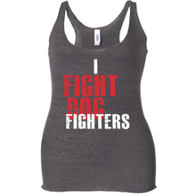 I Fight Dog Fighters Anti Fighting Pro Rescue Save K9 Women's Tri-blend Tank Top