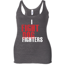 I Fight Dog Fighters Anti Fighting Pro Rescue Save K9 Women's Tri-blend Tank Top