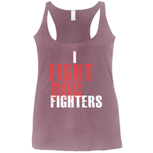 I Fight Dog Fighters Anti Fighting Pro Rescue Save K9 Women's Tri-blend Tank Top