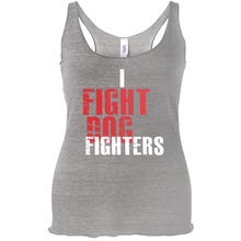 I Fight Dog Fighters Anti Fighting Pro Rescue Save K9 Women's Tri-blend Tank Top