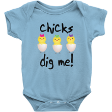 Chicks Dig Me Cute Easter Infant Bodysuit