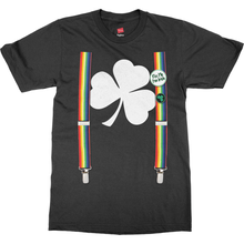 Funny Rainbow Suspenders Shamrock St Patricks Day T-Shirt