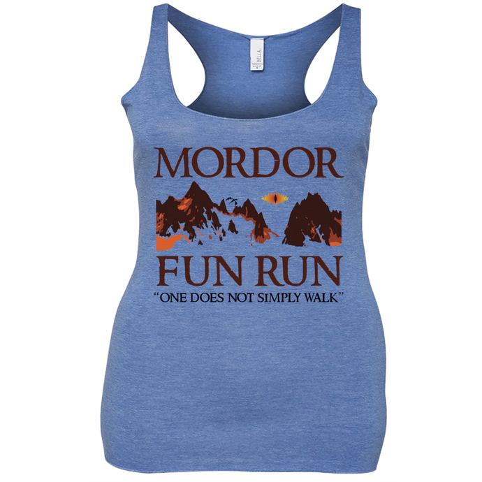 Mordor Fun Run Funny Womens Tank Top