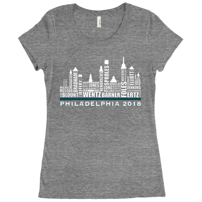 Philadelphia 2018 Womens Shirt Sleeve T-Shirt