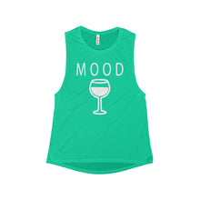 Mood Wine Glass Women's Flowy Scoop Muscle Tank