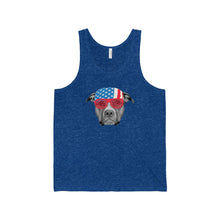 Pitbull July 4 America USA Unisex Jersey Tank