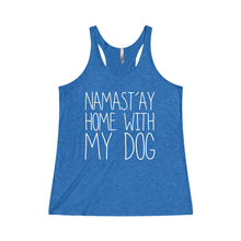 Namastay in Bed With My Dog Women's Tri-Blend Racerback Tank