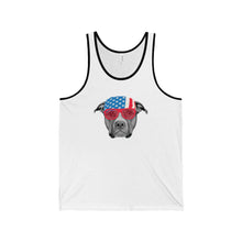 Pitbull July 4 America USA Unisex Jersey Tank