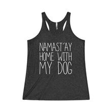 Namastay in Bed With My Dog Women's Tri-Blend Racerback Tank