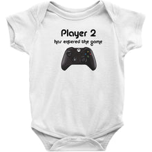 Cute Xbox Nintendo Daddy and Baby Player 2 Has Entered the Game Onesie/Bodysuit, TShirt. Perfect for Father's Day!