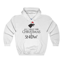 Holiday Sweaters All I Want for Christmas is Snow Medieval Style Hoodie