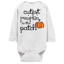 Cute Halloween Cutest Pumpkin in the Patch Bodysuit or Infant Tee