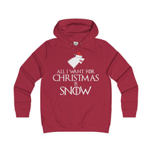 Copy of All I Want for Christmas is Snow Medieval Style Women's Hoodie