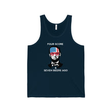 Abraham Lincoln July 4 Unisex Jersey Tank