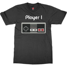 Old School Nintendo Player 1 T-Shirt for Gamers. Perfect for Father's Day! (See matching baby gear)