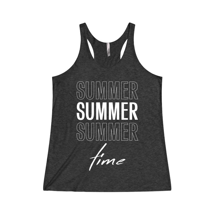 Summer Summer Summer Time Cute Women's Tri-Blend Racerback Tank