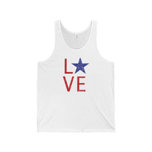 Love USA Memorial Day Unisex Jersey Tank