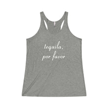 Tequila Por Favor Women's Tri-Blend Racerback Tank