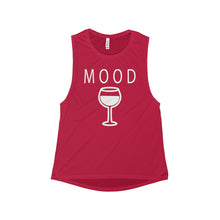 Mood Wine Glass Women's Flowy Scoop Muscle Tank