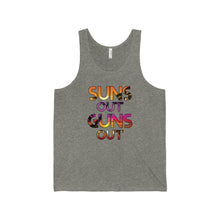 Suns Out Guns Out Bella 3480 Unisex Jersey Tank