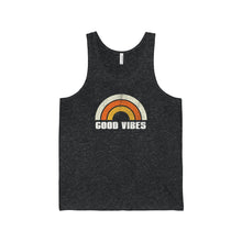 Good Vibes Vinstage Style Unisex Jersey Tank