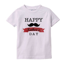 Cute Happy Father's Day Onesie Bodysuit or Infant / Toddler Tee with Mustache