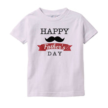 Cute Happy Father's Day Onesie Bodysuit or Infant / Toddler Tee with Mustache