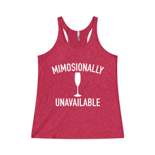 Mimossionaly Unavailable Drinking Women's Tri-Blend Racerback Tank