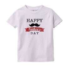 Cute Happy Father's Day Onesie Bodysuit or Infant / Toddler Tee with Mustache