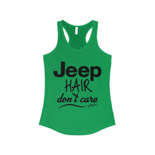 Jeep Hair Don't Care Black Women's Ideal Racerback Tank