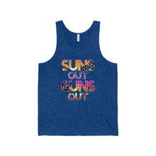 Suns Out Guns Out Bella Unisex Jersey Tank