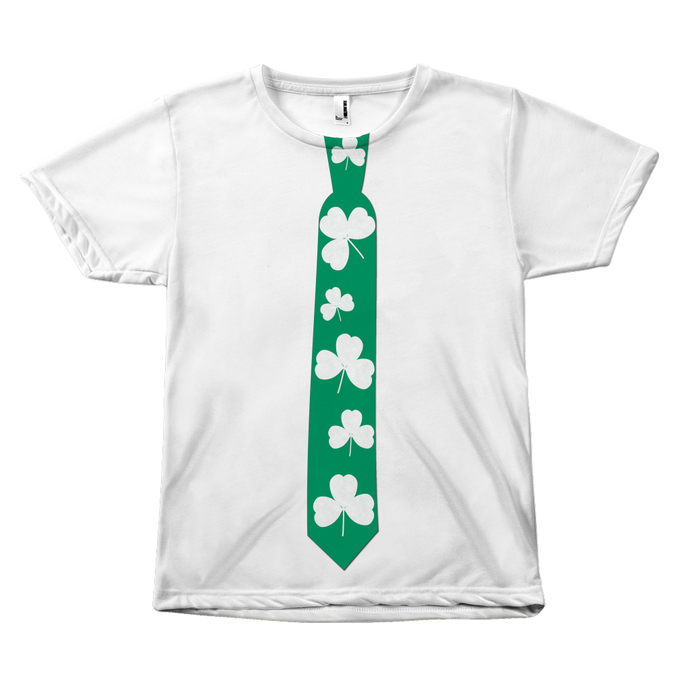 Funny Irish Shamrock Tie St. Patrick's Day Shirt