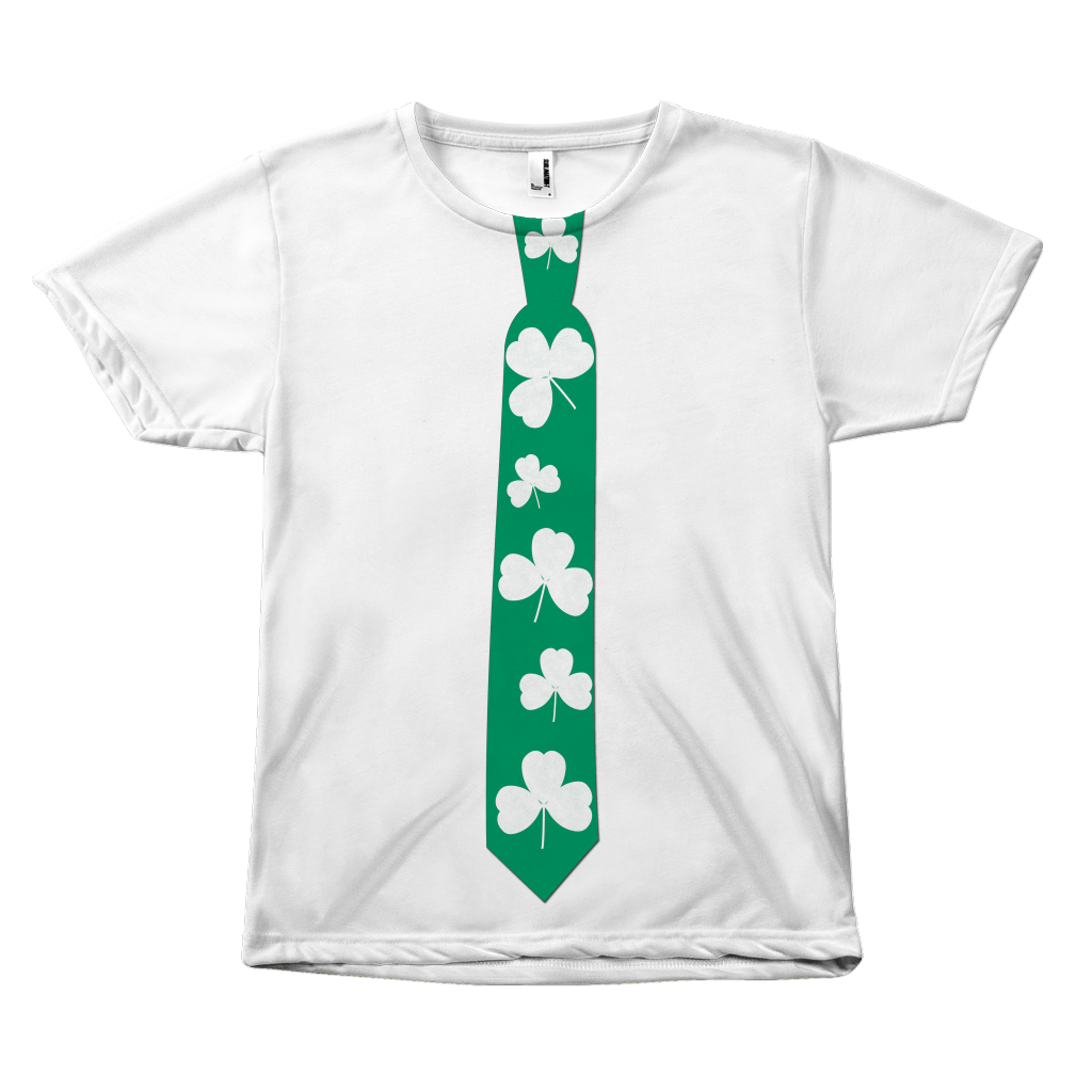 Funny Irish Shamrock Tie St. Patrick's Day Shirt