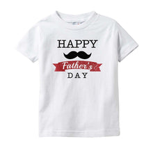 Cute Happy Father's Day Onesie Bodysuit or Infant / Toddler Tee with Mustache