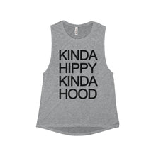 Kinda Hippy Kinda Hood Women's Flowy Scoop Muscle Tank