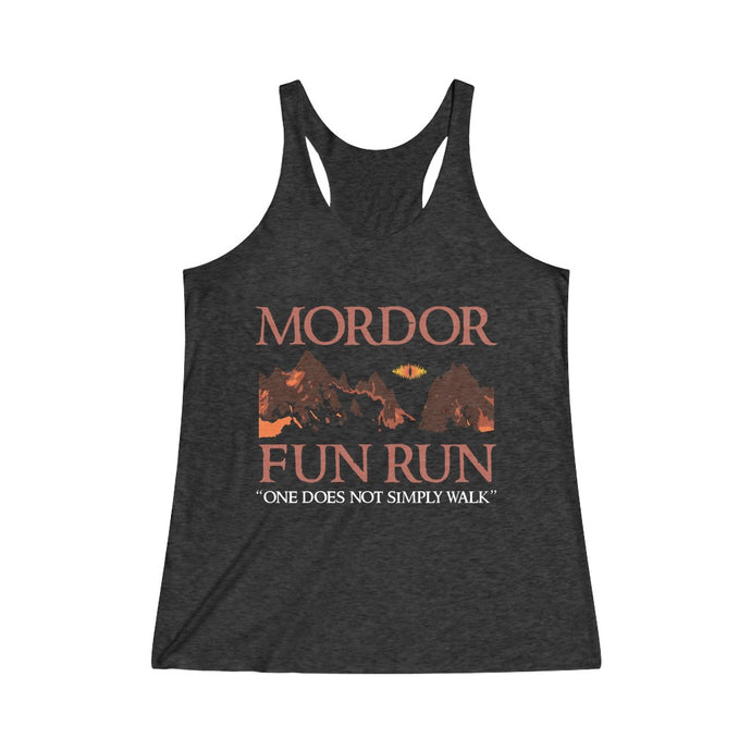 Mordor new printing - printify Women's Tri-Blend Racerback Tank
