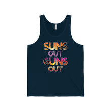 Suns Out Guns Out Bella Unisex Jersey Tank