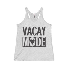 Vacay Mode Women's Tri-Blend Racerback Tank-Printful