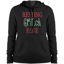 Resting Grinch Face Funny Christmas T-shirt Holiday Pullover Hooded Sweatshirt