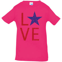 USA Love Star  3322 Rabbit Skins Infant Jersey T-Shirt