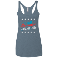 Star Spangled Hammered July 4 Women's Racerback Tank