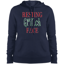 Resting Grinch Face Funny Christmas T-shirt Holiday Pullover Hooded Sweatshirt