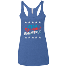 Star Spangled Hammered July 4 Women's Racerback Tank