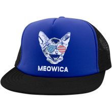 Meowica USA American Flag Cat - July 4 Hat with Snapback