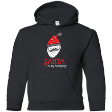 Cute Christmas Santa is my Homeboy Youth Hoodie