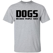 Dogs Because People Suck Rescue T-Shirt